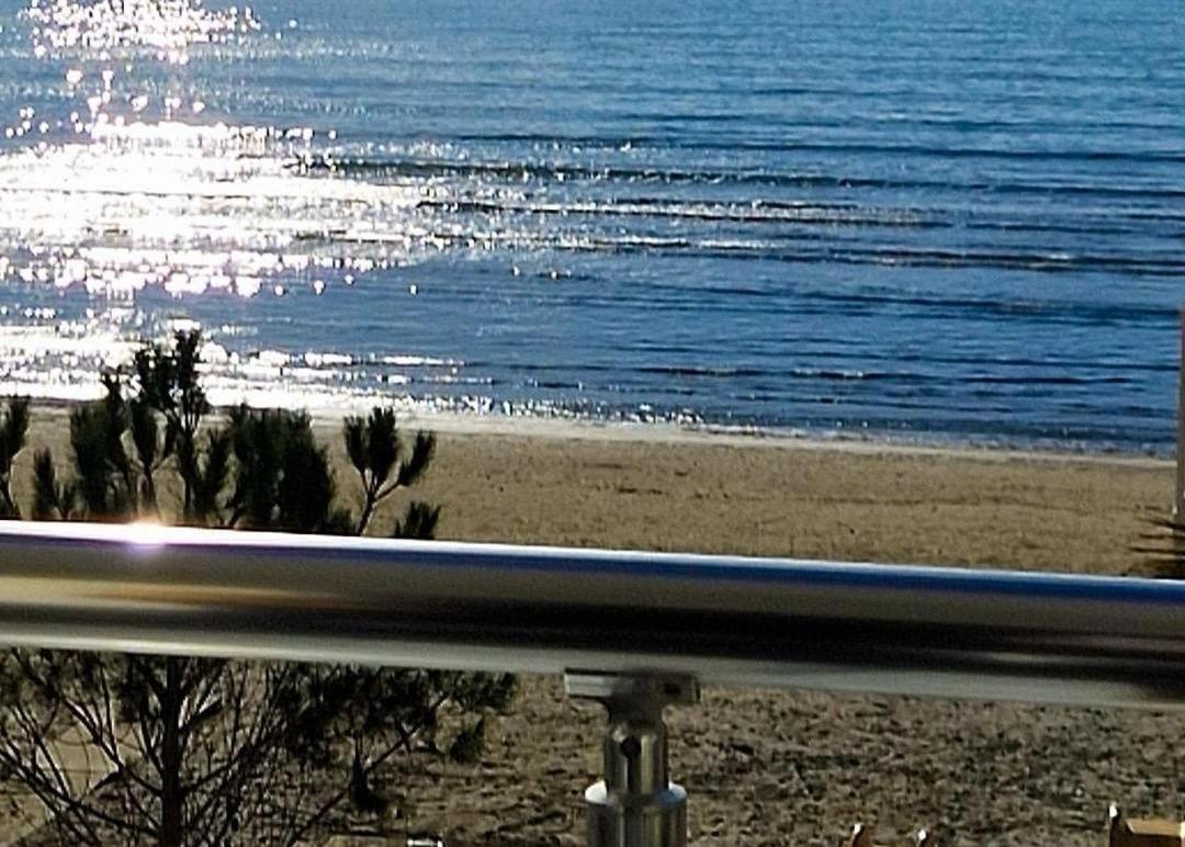 Durres Strand Direkt Am Meer Exteriör bild